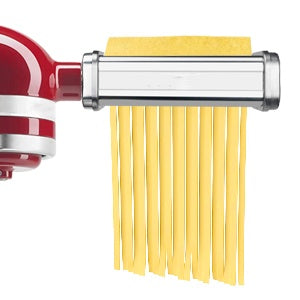 Adjustable Pasta Attachment for KitchenAid Mixer, Stainless Steel Noodle Fit-All Accessory