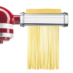 Adjustable Pasta Attachment for KitchenAid Mixer, Stainless Steel Noodle Fit-All Accessory