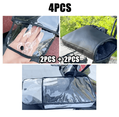 Waterproof Motorcycle Handlebar Muffs Winter Hand Warmers For Bikes And Scooters 3