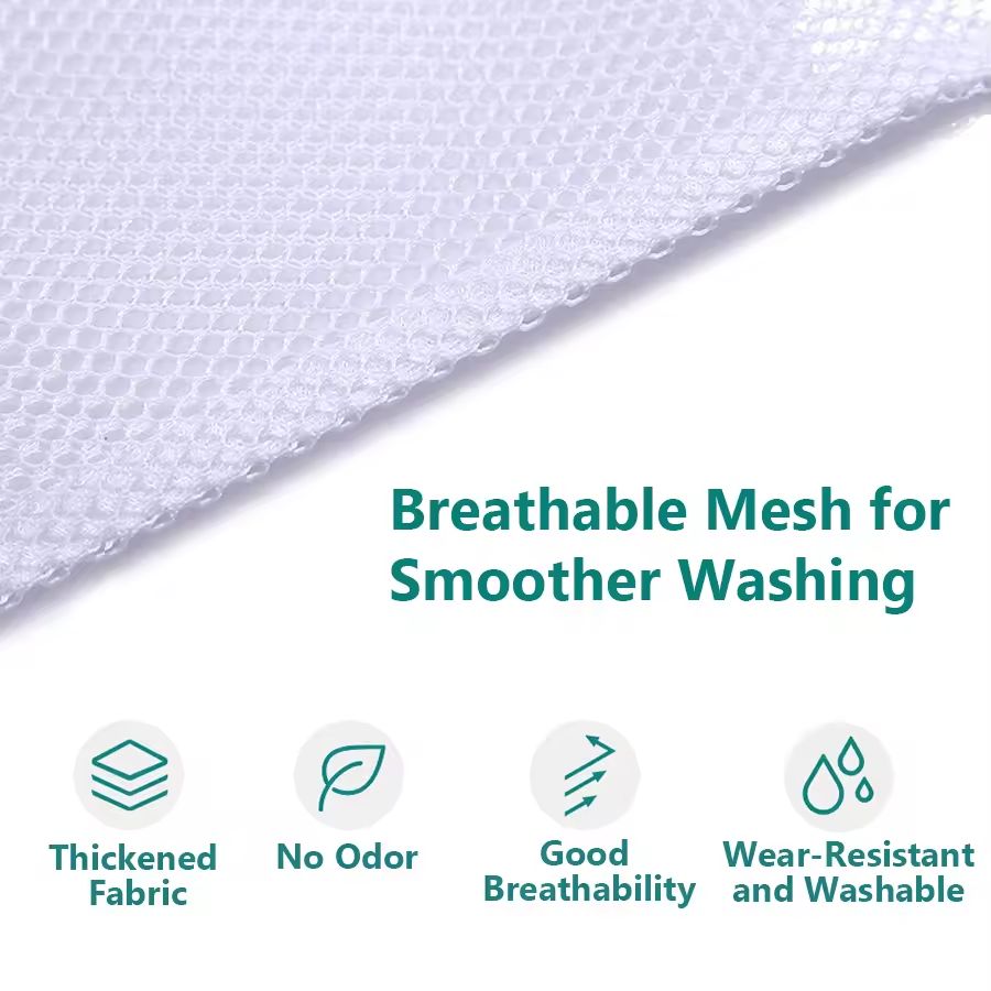 Mesh Laundry Bag Set 3 Piece Zippered Bra And Underwear Wash Baskets For Delicates 2