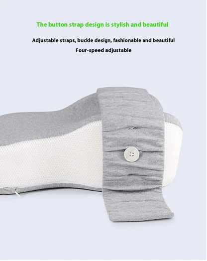 Orthopedic Memory Foam Leg Pillow For Side Sleepers With Adjustable Strap For Knee And Hip Alignmen 3