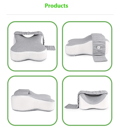 Orthopedic Memory Foam Leg Pillow For Side Sleepers With Adjustable Strap For Knee And Hip Alignmen 4
