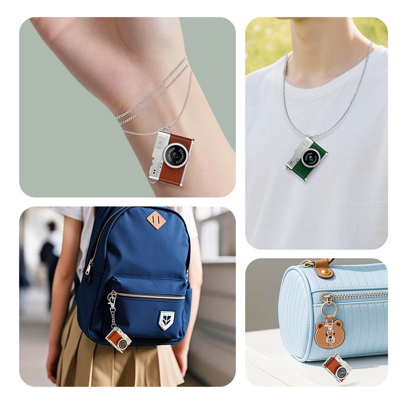 Xiaomi 1080P HD Mini Thumb Camera Screen Portable Student Sports Video Camera, Compact Campus & Travel Necklace