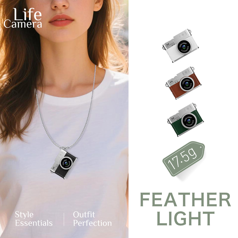 Xiaomi 1080P HD Mini Thumb Camera Screen Portable Student Sports Video Camera, Compact Campus & Travel Necklace