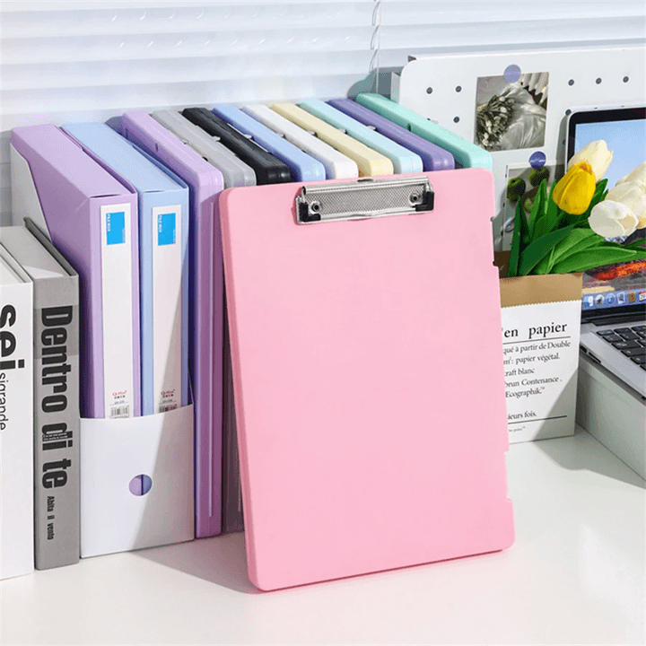 A4 Document Organizer Folder With Storage Box And Writing Board For Office Desk Or School 3