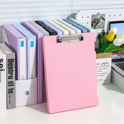 A4 Document Organizer Folder With Storage Box And Writing Board For Office Desk Or School 3