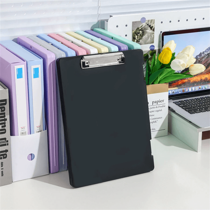 A4 Document Organizer Folder With Storage Box And Writing Board For Office Desk Or School 5