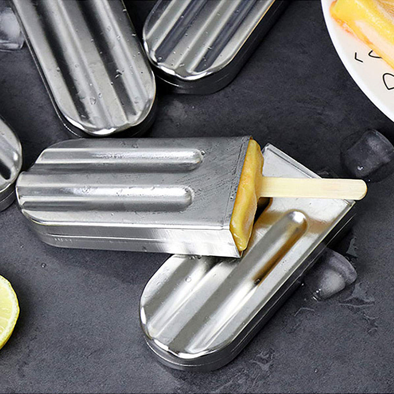 Stainless Steel Popsicle Mold Rack Ice Lolly Mold, Durable Frozen Lolly Popsicle Maker for Homemade Ice Cream Treats