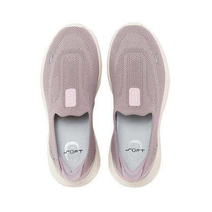 Li Ning SOFT GO 2 KNIT Women SlipOn Walking Sneakers Lightweight Breathable Cushioned Comfortable C 5