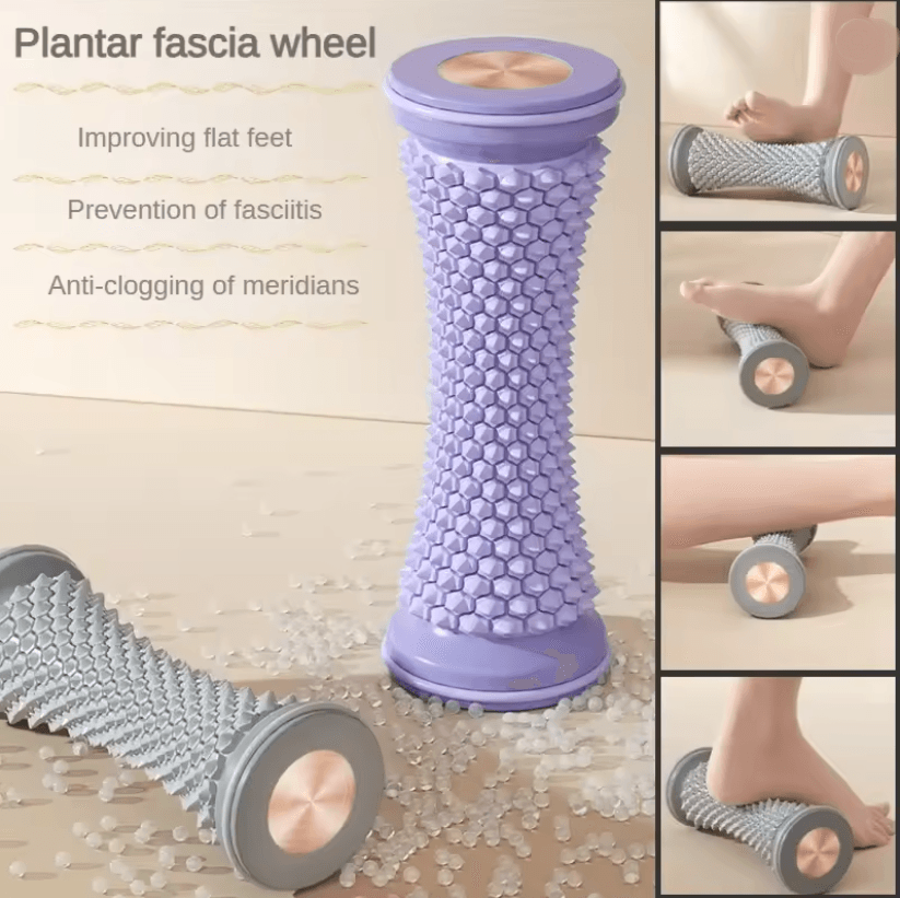 Manual Foot Massager Roller for Plantar Fascia and Muscle Relaxation Relief