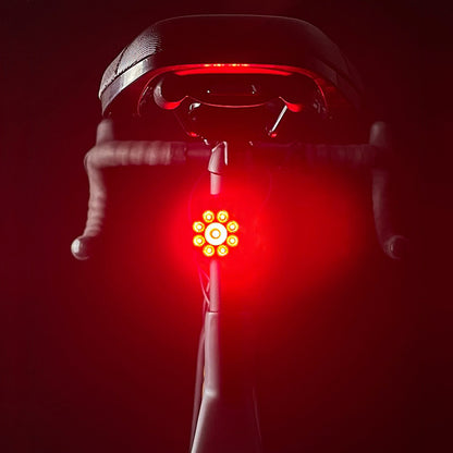 Rechargeable Bike Lights Set High Brightness LED Bicycle Front  Rear Lamp TypeC USB MTB Cycling Saf 1