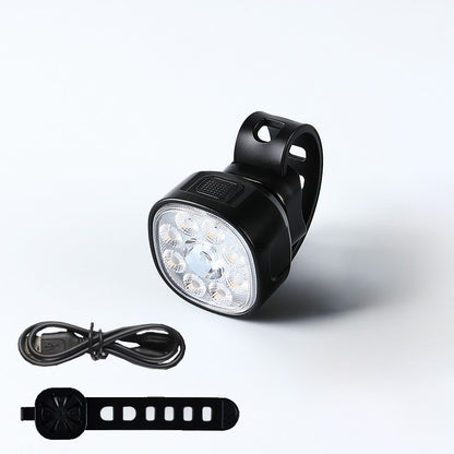 Rechargeable Bike Lights Set High Brightness LED Bicycle Front  Rear Lamp TypeC USB MTB Cycling Saf 6