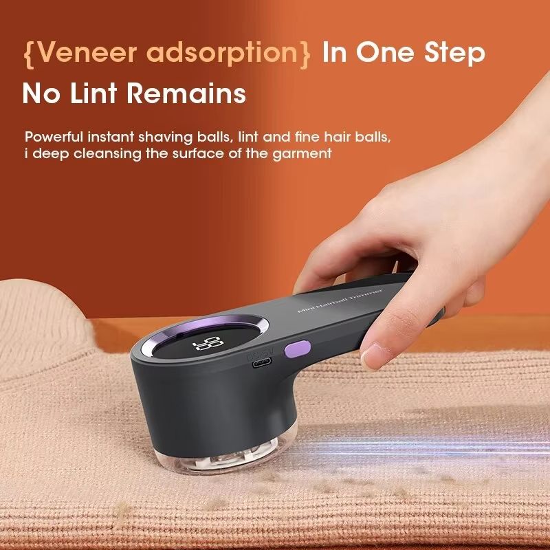 LED Digital Fabric Shaver  Rechargeable Lint Remover For Clothes Sweaters  Upholstery 1
