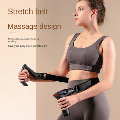 Multifunctional Longhandle Massage Gun For Deep Tissue Percussion Electric Body Muscle Relaxation   1