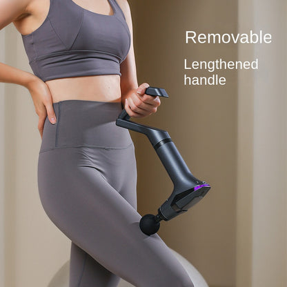 Multifunctional Longhandle Massage Gun For Deep Tissue Percussion Electric Body Muscle Relaxation   2