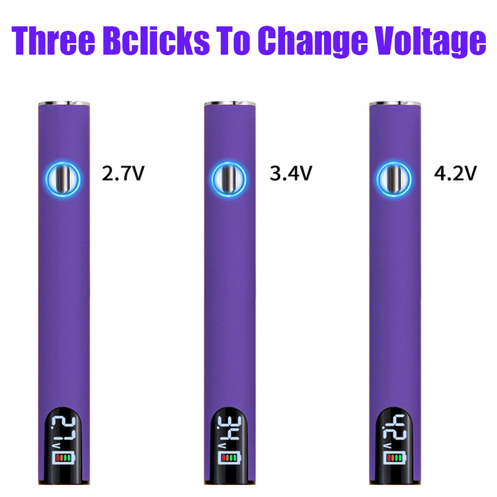 USB 650mAh Battery Pole with LED Screen, Interface Power Supply for Electric Soldering Iron, Type-C Charging Connection