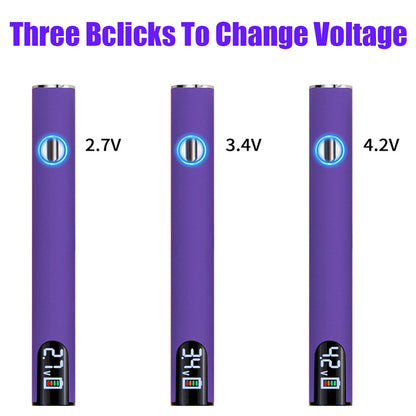 USB 650mAh Battery Pole with LED Screen, Interface Power Supply for Electric Soldering Iron, Type-C Charging Connection