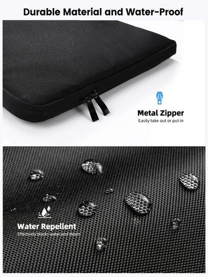Waterproof Laptop Sleeve for UPERFECT Portable Monitor Touchscreen, Travel Case Bag with Large Side Pocket