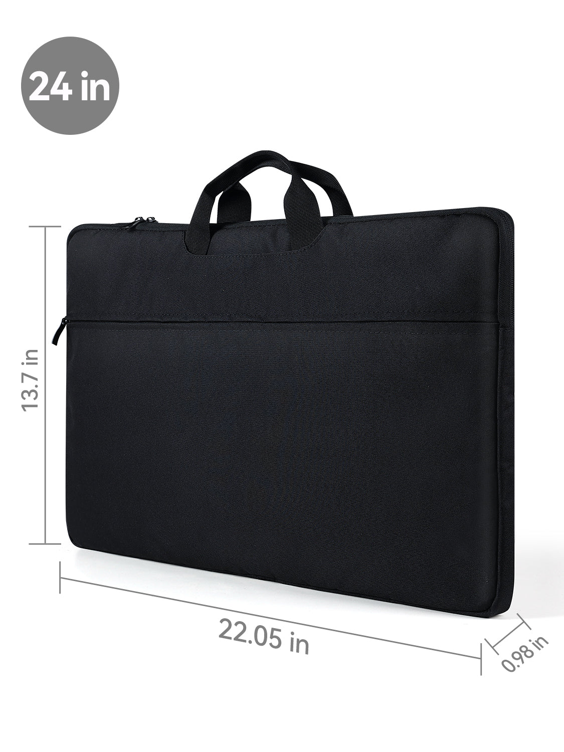 Waterproof Laptop Sleeve for UPERFECT Portable Monitor Touchscreen, Travel Case Bag with Large Side Pocket