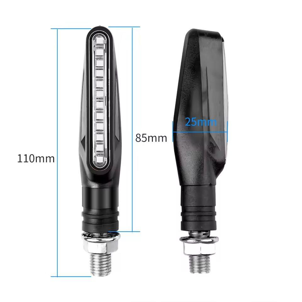 LED Motorcycle Turn Signal And Brake Light Indicators 5