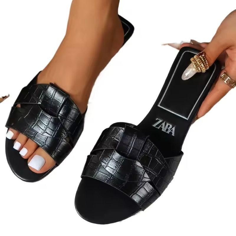 WovenComfort Women Woven Flat Slippers 4