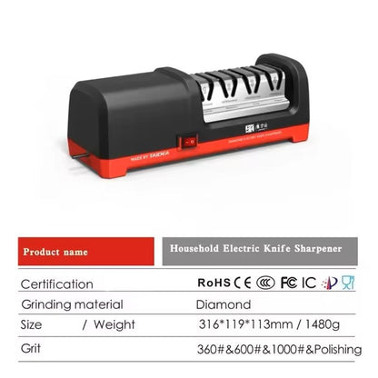 4 Stage Diamond Electric Knife Sharpener With 2800 RPM 1