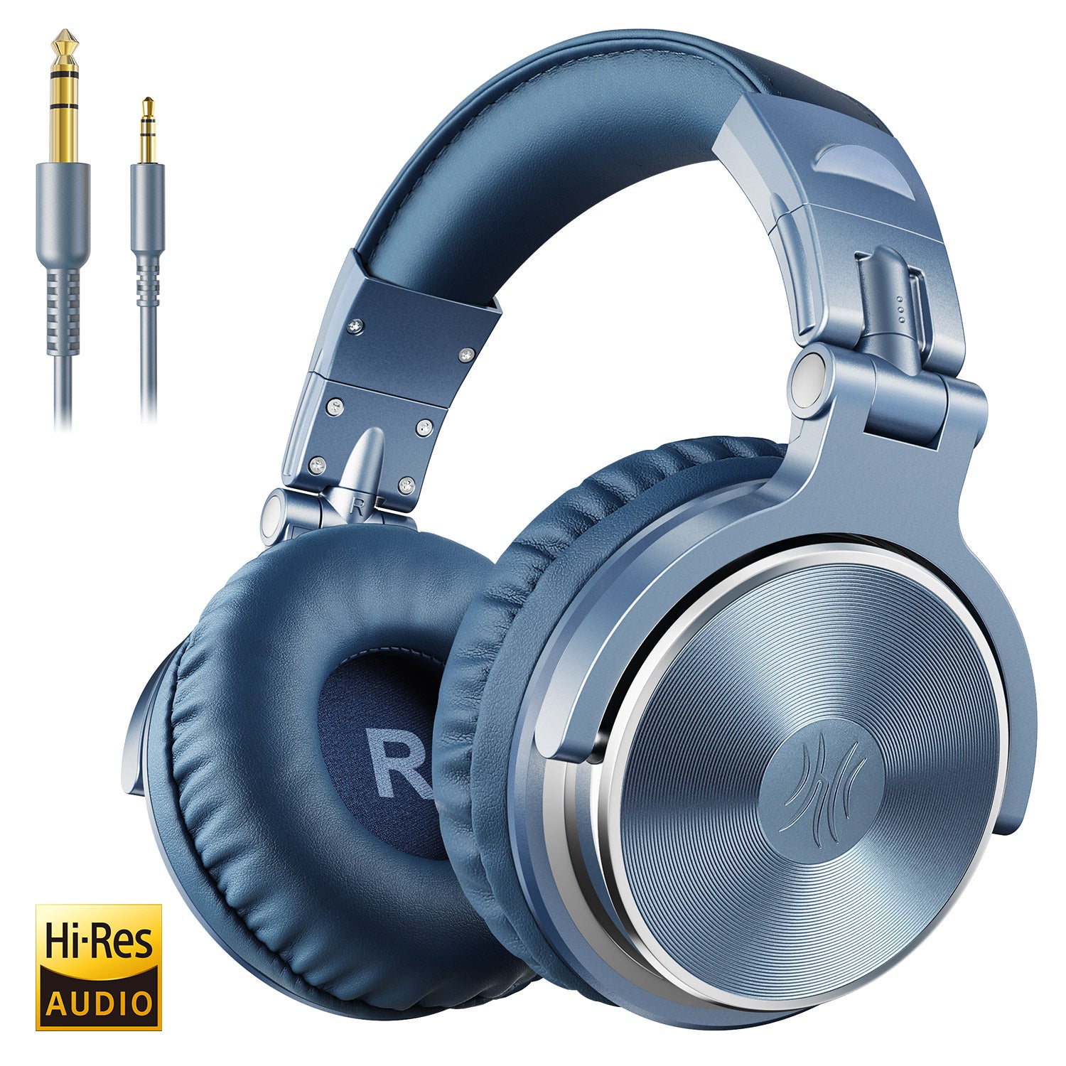 DJ Headphones Wired Studio Pro Headset With Mic HiFi Monitor Sound Dual Cable Music Headphones For  8