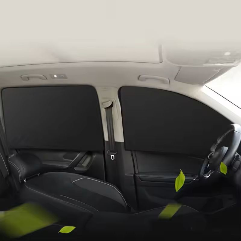 Magnetic Car Window Sunshade Privacy Curtains Set 4