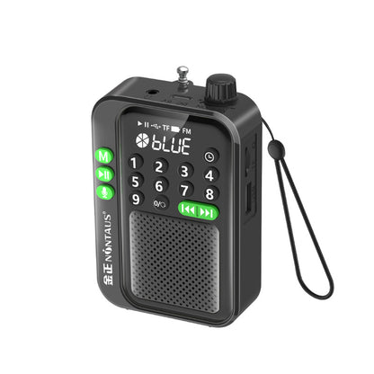 Wireless Mini Pocket FM Radio Digital Receiver with Bluetooth Speaker, LED Display, High Sensitivity, Sleep Timer