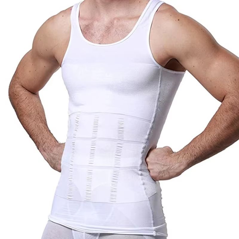Mens Slimming Compression Vest Tummy Control Shapewear For Waist Trimming And Posture Support 1