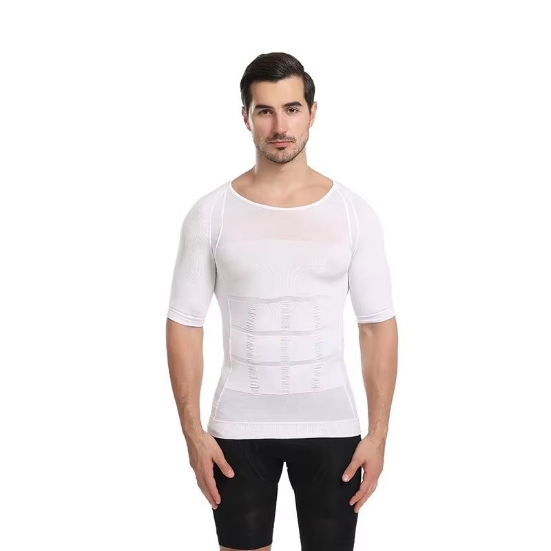 Mens Slimming Compression Vest Tummy Control Shapewear For Waist Trimming And Posture Support 9