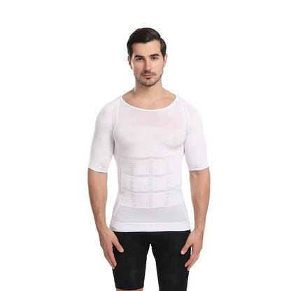 Mens Slimming Compression Vest Tummy Control Shapewear For Waist Trimming And Posture Support 9