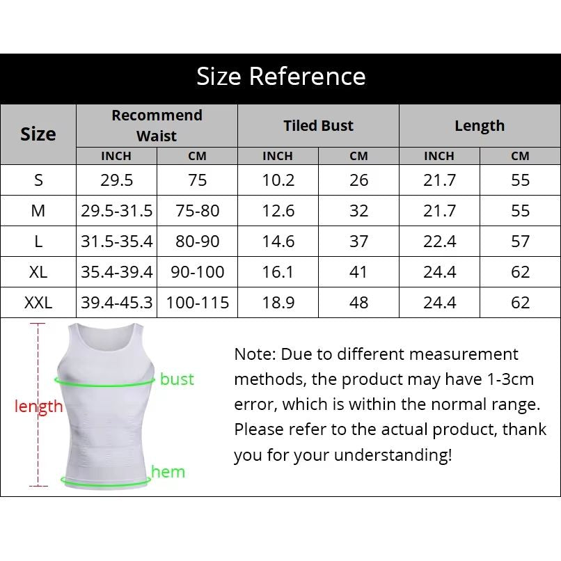 Mens Slimming Compression Vest Tummy Control Shapewear For Waist Trimming And Posture Support 2