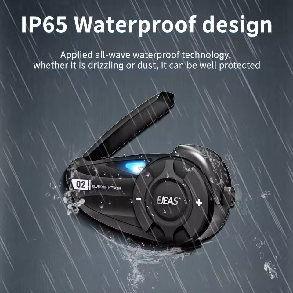 Bluetooth Motorcycle Helmet Intercom Headset Q2 4