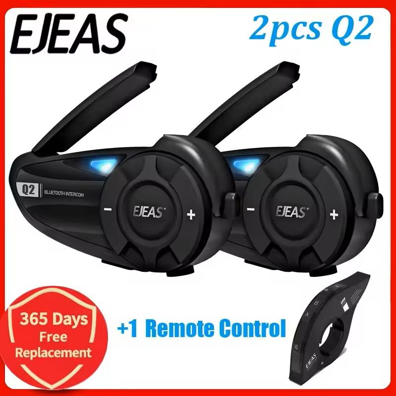 Bluetooth Motorcycle Helmet Intercom Headset Q2 7