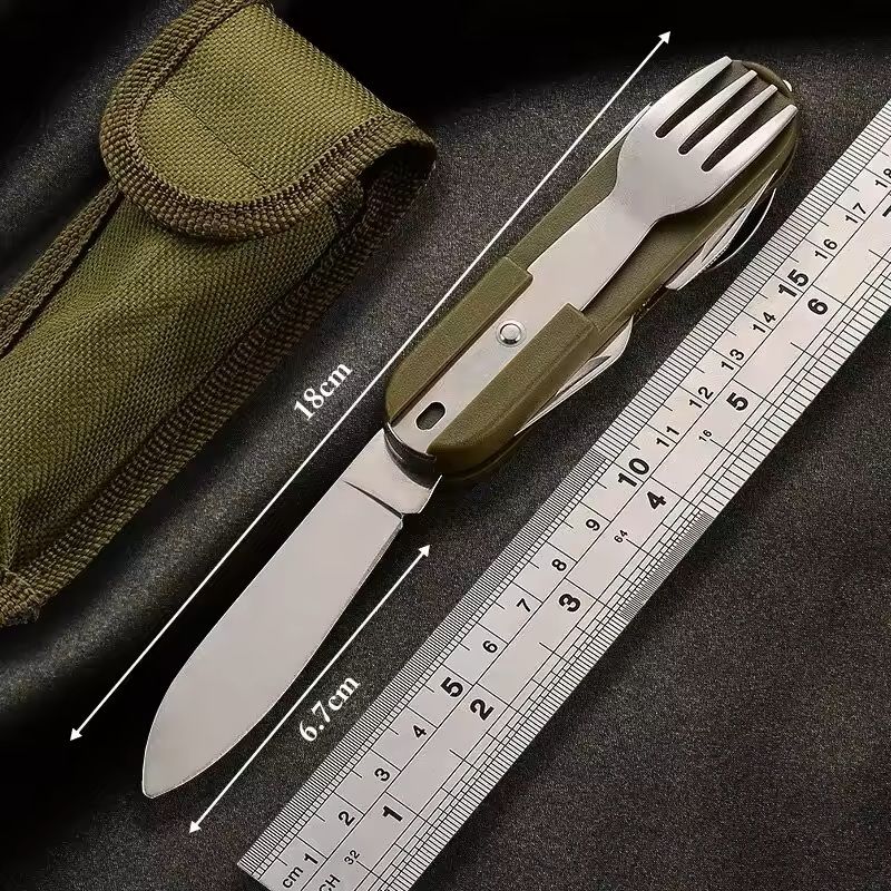 7 In 1 Multifunctional Folding Camping Tableware Set 2