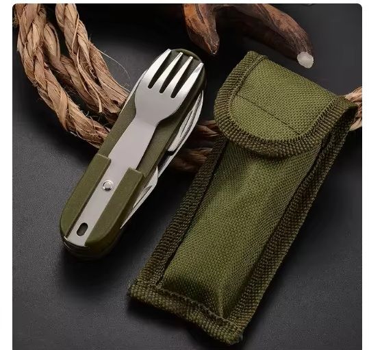7 In 1 Multifunctional Folding Camping Tableware Set 6