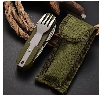 7 In 1 Multifunctional Folding Camping Tableware Set 6