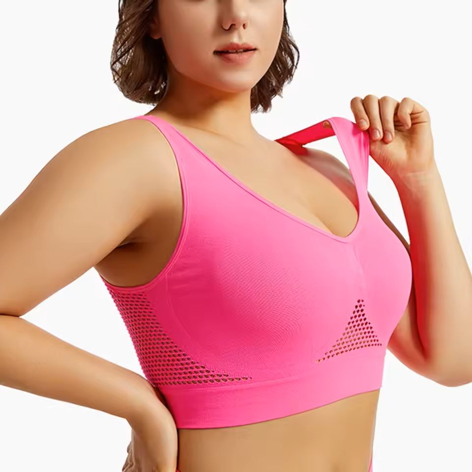 FlexFit Women Yoga Sport Bra Padded Active Crop Top