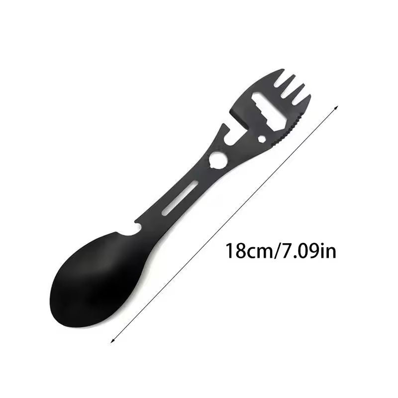 5 In 1 Stainless Steel Camping Survival Tool 1