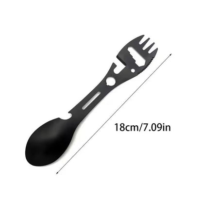 5 In 1 Stainless Steel Camping Survival Tool 1