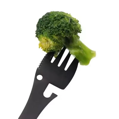 5 In 1 Stainless Steel Camping Survival Tool 4