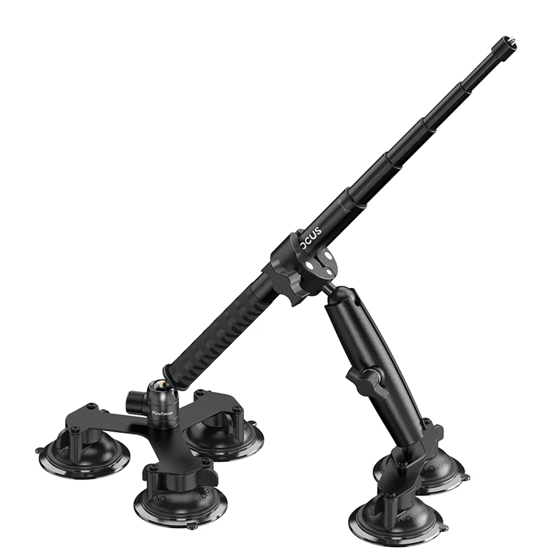 5 in 1 Suction Mount Kit for Action Cameras Compatible with Insta360 and GoPro