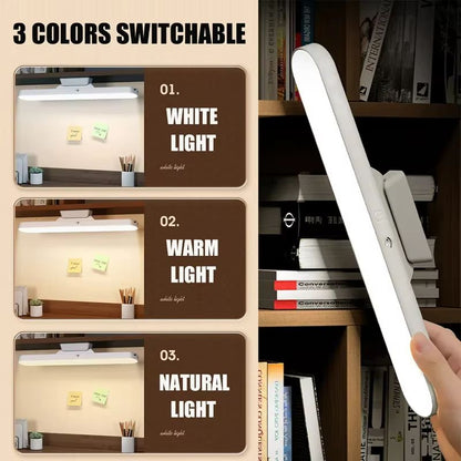 LED Magnetic Desk Lamp With Remote Control USB Rechargeable Eye Protection Light For Reading And St 5