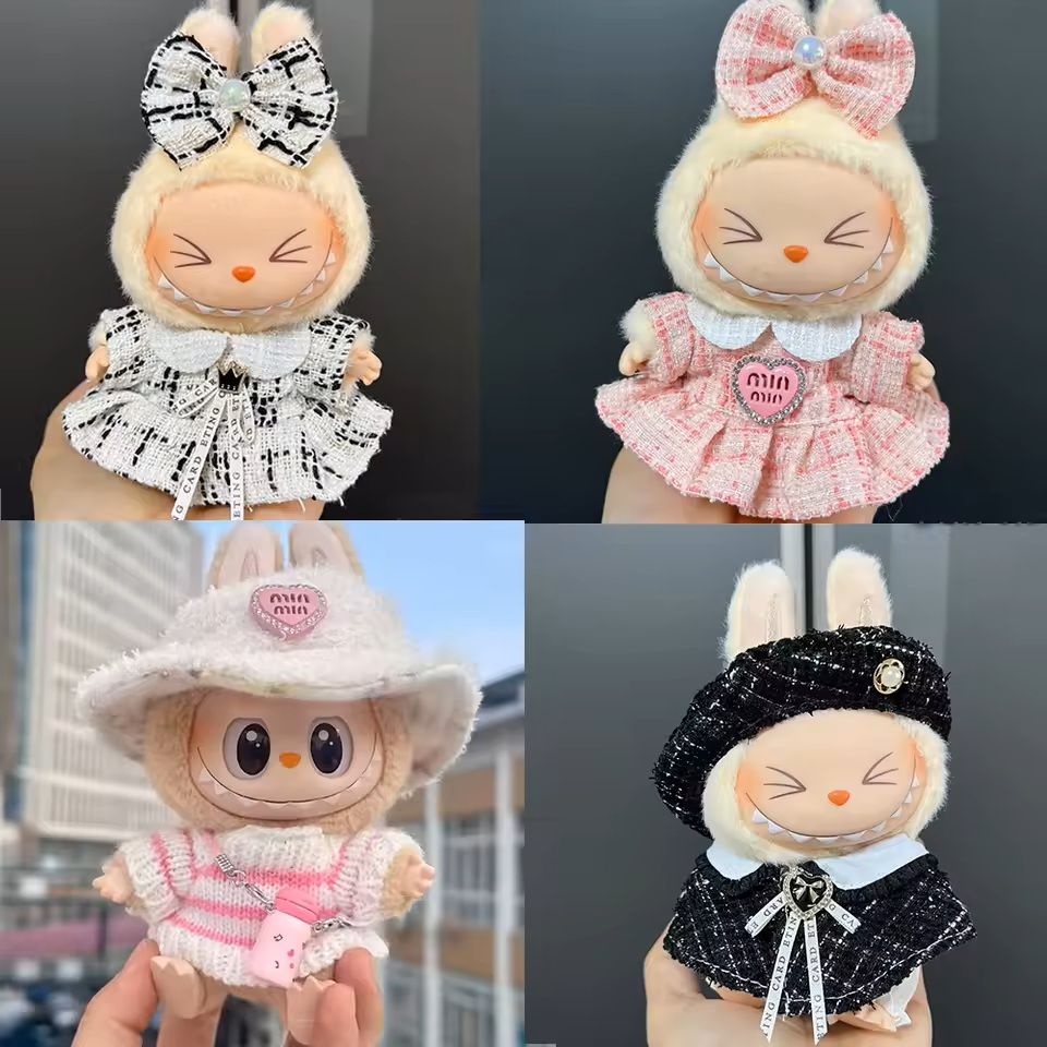 Labubu Cute DIY Doll Clothing Set