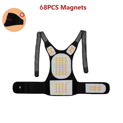 Tourmaline Magnetic Heated Vest  Self Heating Thermal Brace For Back Pain And Posture Support 7