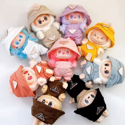 Labubu Corduroy Doll Clothing Set