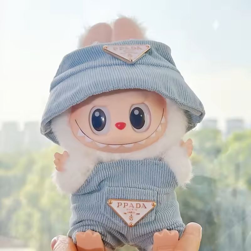 Labubu Corduroy Doll Clothing Set 12