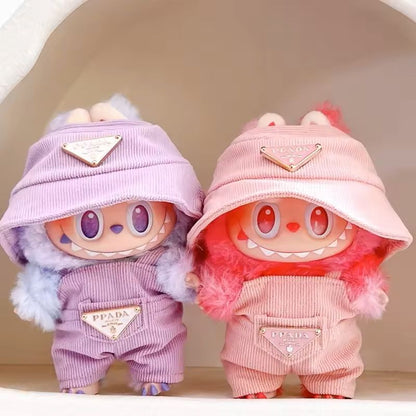 Labubu Corduroy Doll Clothing Set 4