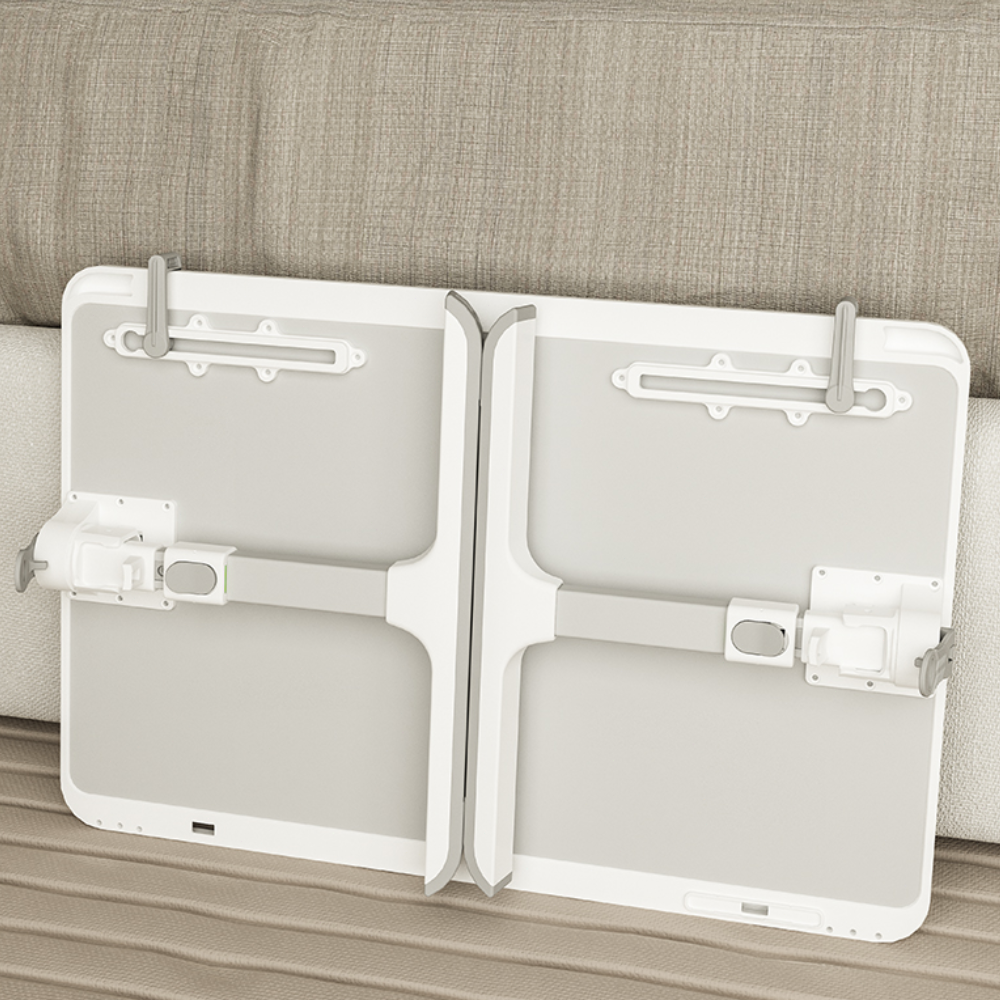 Height & Angle Adjustable Foldable Laptop Bed Tray Table, Portable Laptop Table for Bed, Sofa, Floor & Recliner Chair